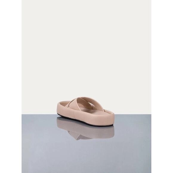 NEW Frame Le Laurel Slide Sandals In Oatmeal Sz 36/5.5 - Picture 2 of 11